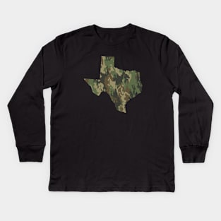 Texas Survival Kids Long Sleeve T-Shirt